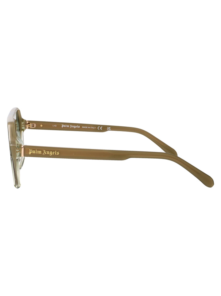 Palm Angels SUNGLASSES - Verde | 32e556f1d6e01dbd7ef7eada94025e6f8839ab42