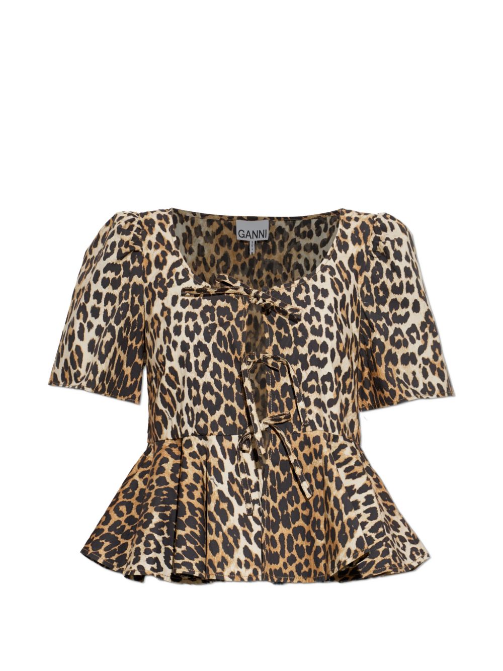 Ganni Top - ANIMALIER | 9dc0b188641cf9d1148d7cfded330d30ef091a1c