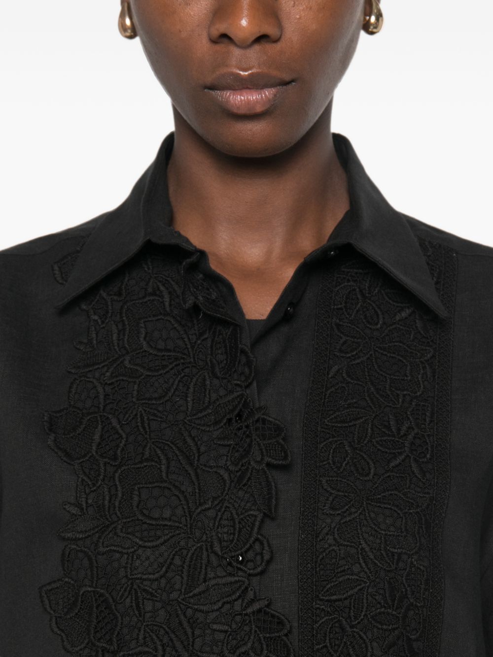 Ermanno Scervino Shirts - BLACK | 72c5e76a2fff1b3b926ca1d9130827506ee7f004