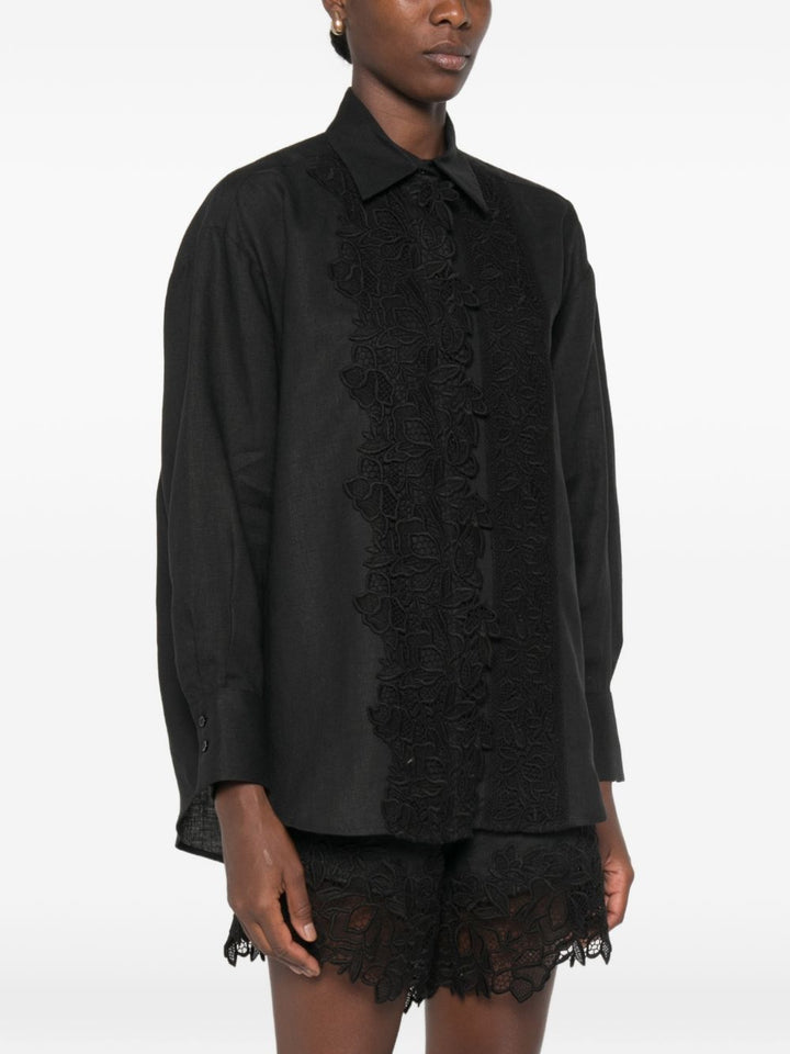 Ermanno Scervino Shirts - BLACK | 64ba8a89a60d18d6fa3d00fb42027e6beb367326