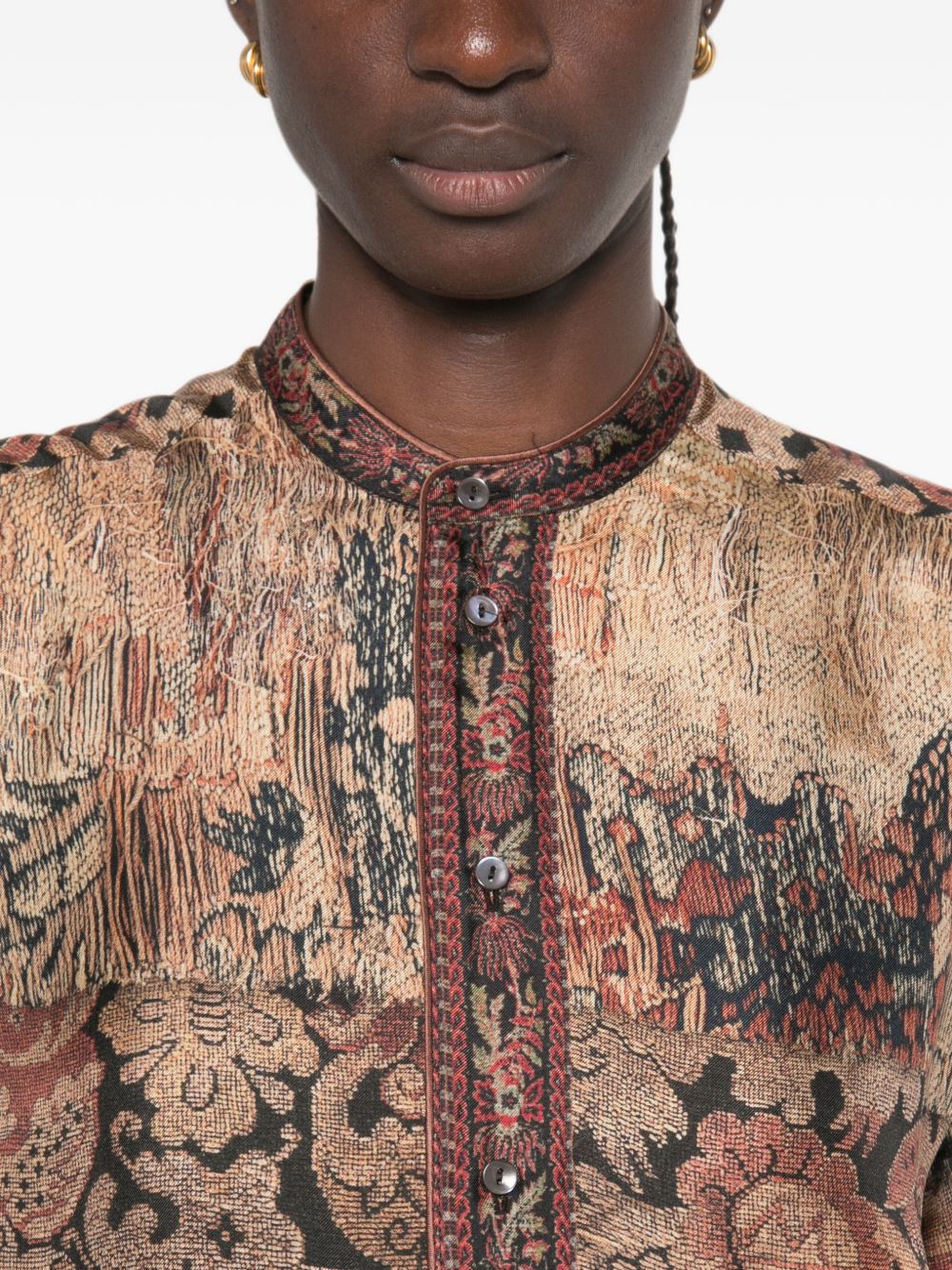 Pierre Louis Mascia Shirts - BROWN | a3619bb41bab98696d20e3ca8df3b38642db3f90