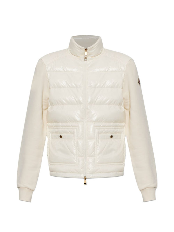 Wool And Nylon Padded Cardigan