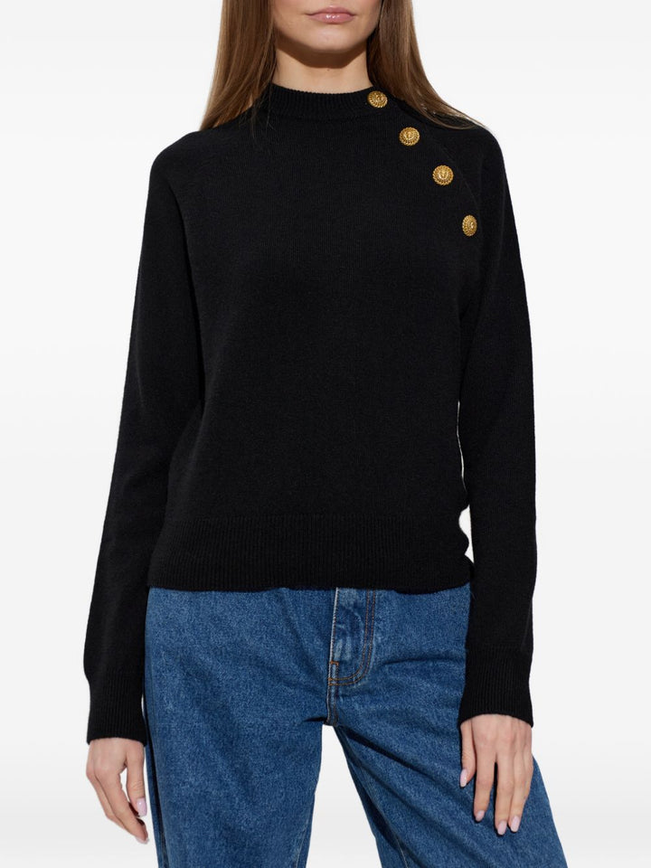Balmain Sweaters - BLACK | 9a032d03189e7c54c134a0a604fd427327bd4fc9