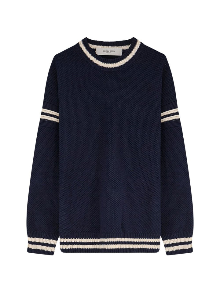 Golden Goose Sweaters - BLUE | b63b1d777be0a3d7497b9e56ce947bfa5bad7ca1