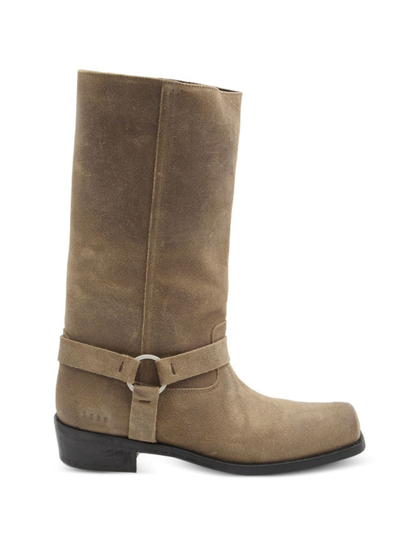 Biker Leather Boots