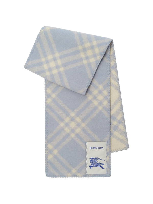 Check Wool Scarf
