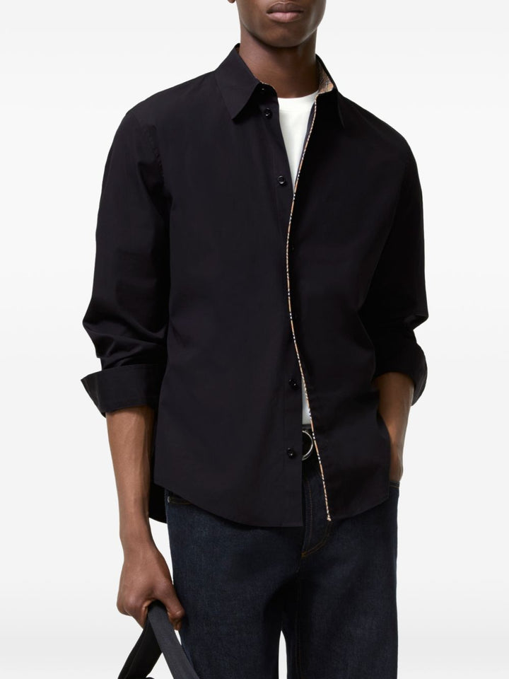 Burberry Shirts - BLACK | 758f4406ddab23bc042a2c181b241013a496d57c