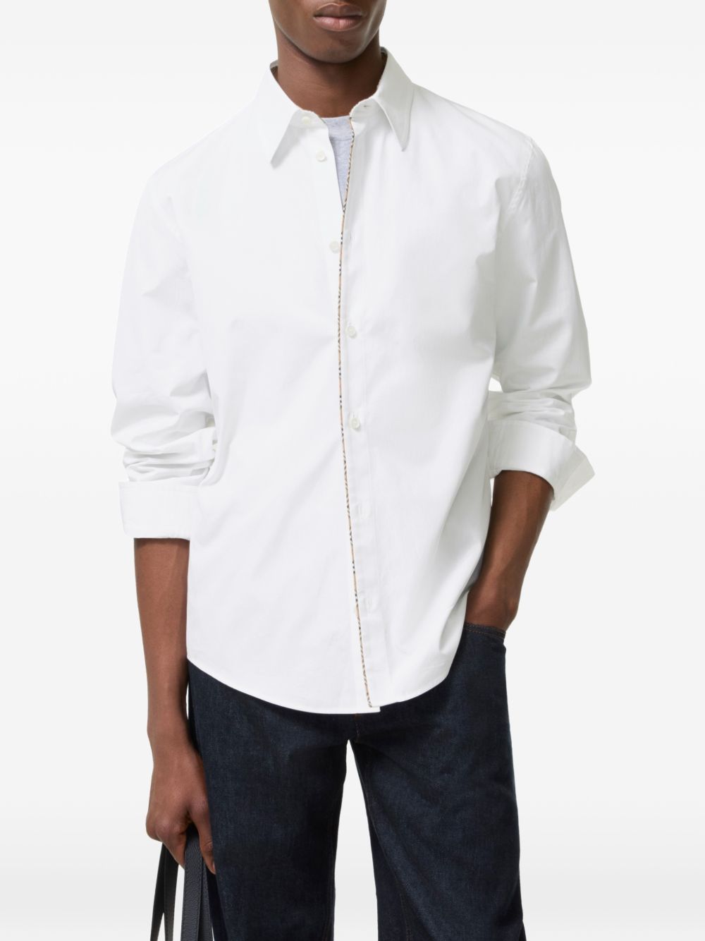 Burberry Shirts - WHITE | 185a36b698ef079d5978618129540b80bef80eca