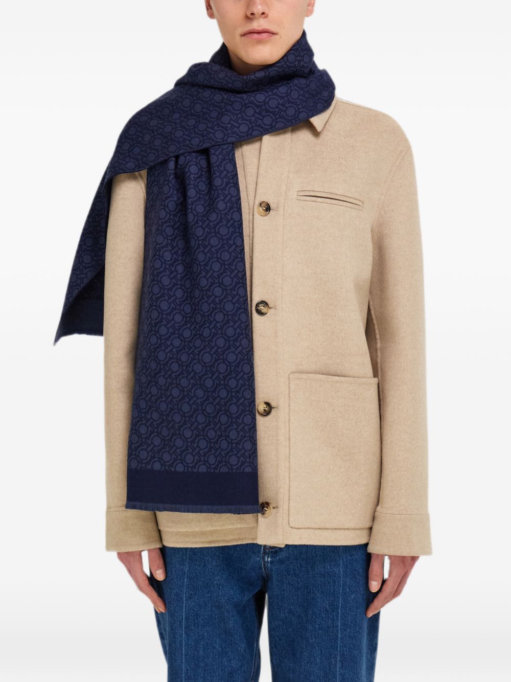 Ferragamo Scarfs - BLUE | 2cec3b196d065db8e189ec4f355022e4bd9966b1