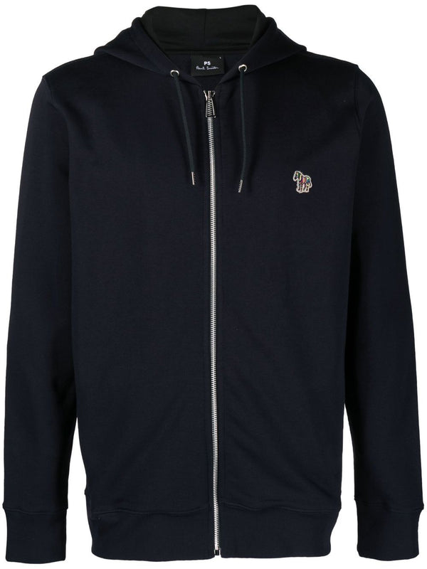Zebra Logo Cotton Hoodie