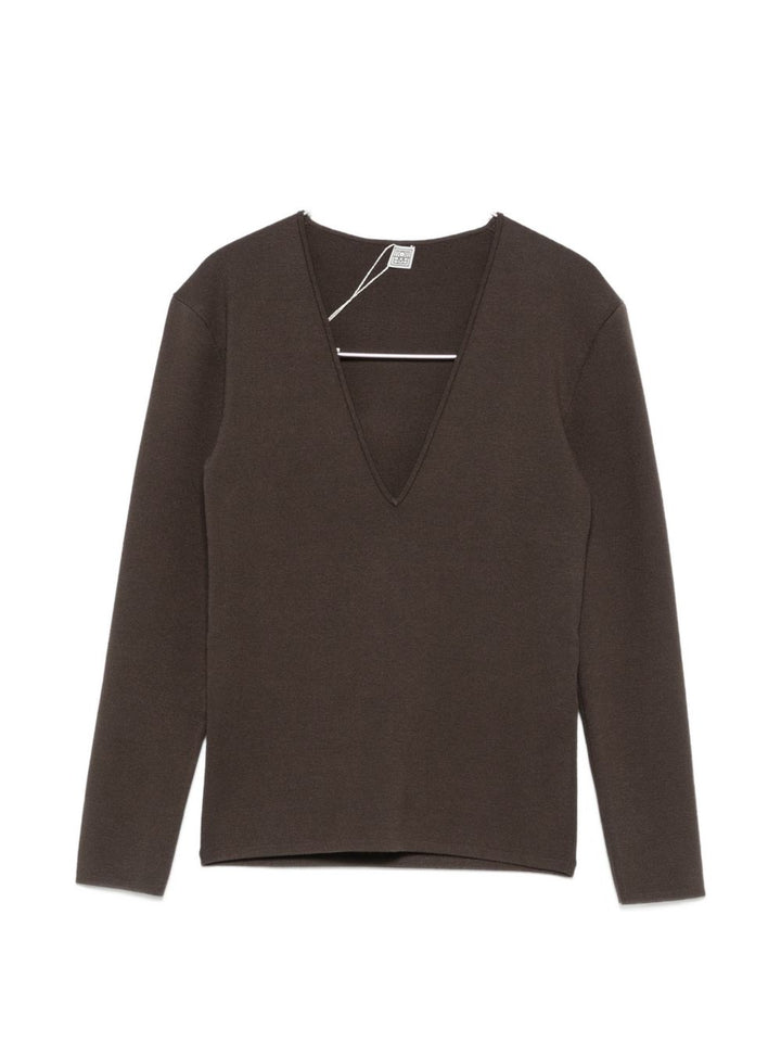 Toteme Pre Sweaters - BROWN | a4ae15101c965ec7bfbe00541e35e852d6464c70