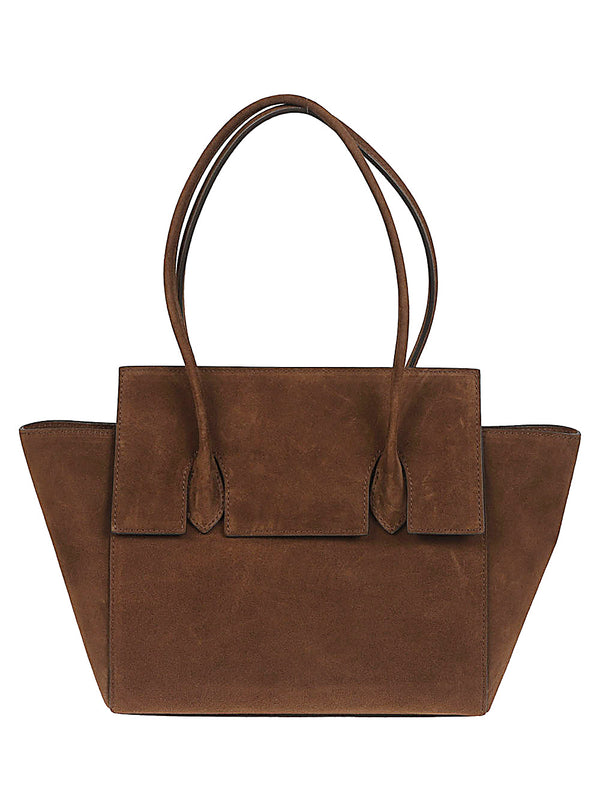 Felice Flap Leather Tote Bag