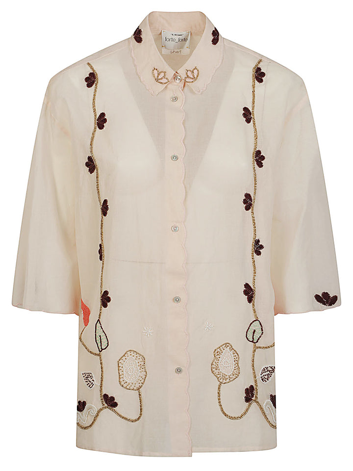 Forte Forte Shirts - PINK | 8255bc1506af3df17256a3feb8dc1a9404cd4a9d