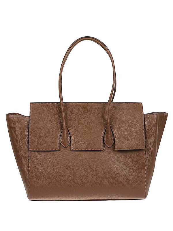 Felice Flap Leather Tote Bag