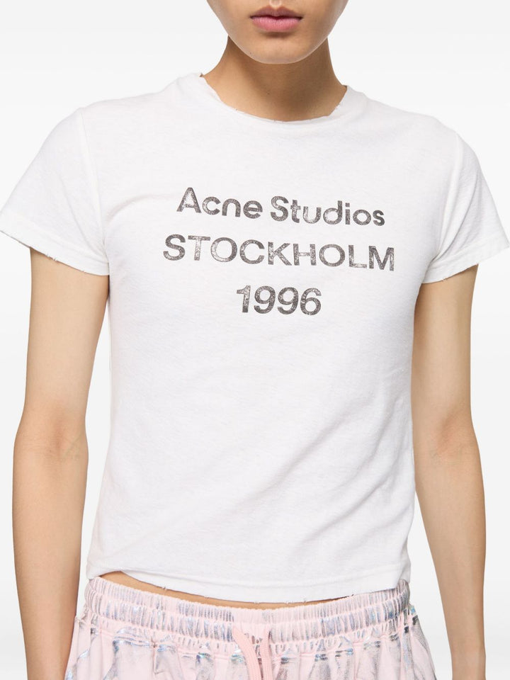 Acne Studios T-shirts and Polos - WHITE | b933293b3f6b3d25335706eb9d64874c8633c583