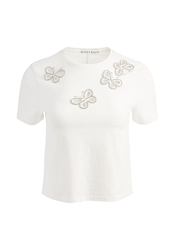 Alice + Olivia T-shirts and Polos - WHITE | 566c6bc0fb439e10ff6aed094147f24e1f5b1d4b