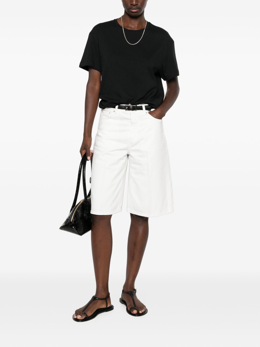 Toteme Pre Shorts - WHITE | 203a5d03d49d7f0862790efbedef135a839815f6