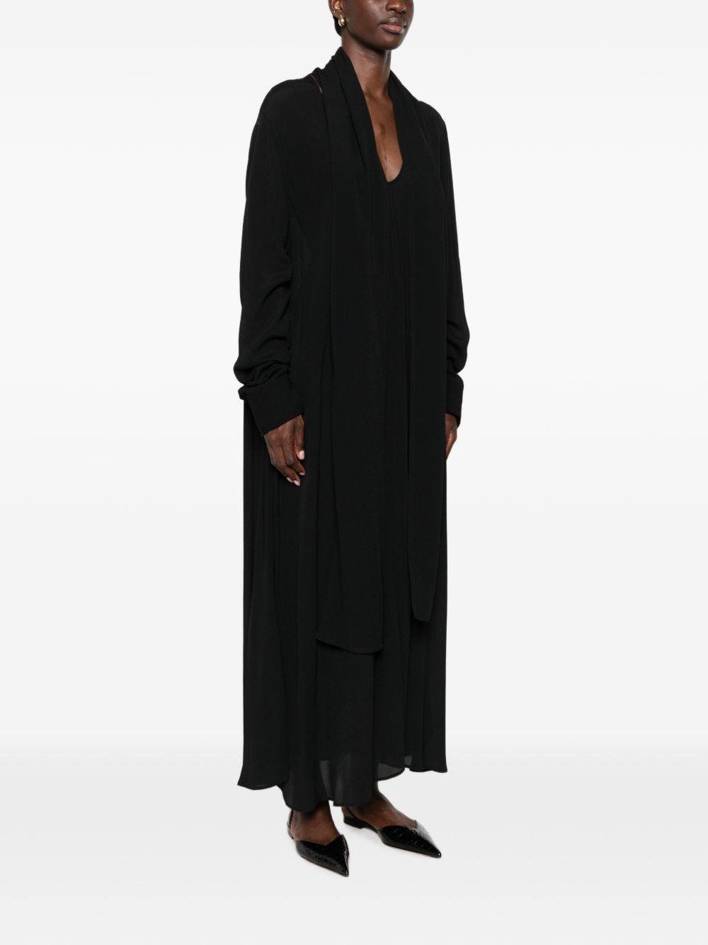 Toteme Pre Dresses - BLACK | 7548e8b795ea41d54fc074d66c4040f1b4c4b64f