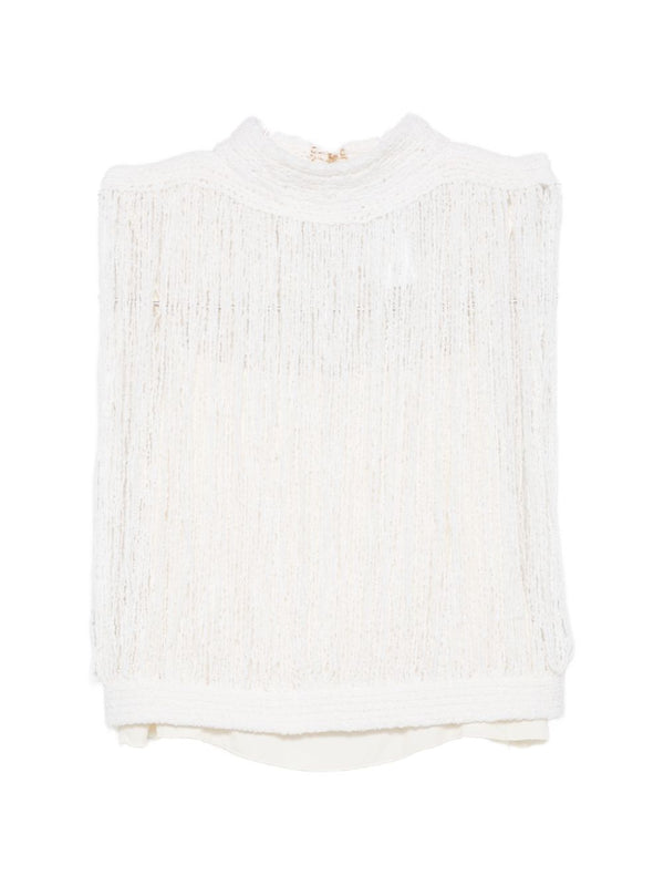 Wool And Silk Blend Top
