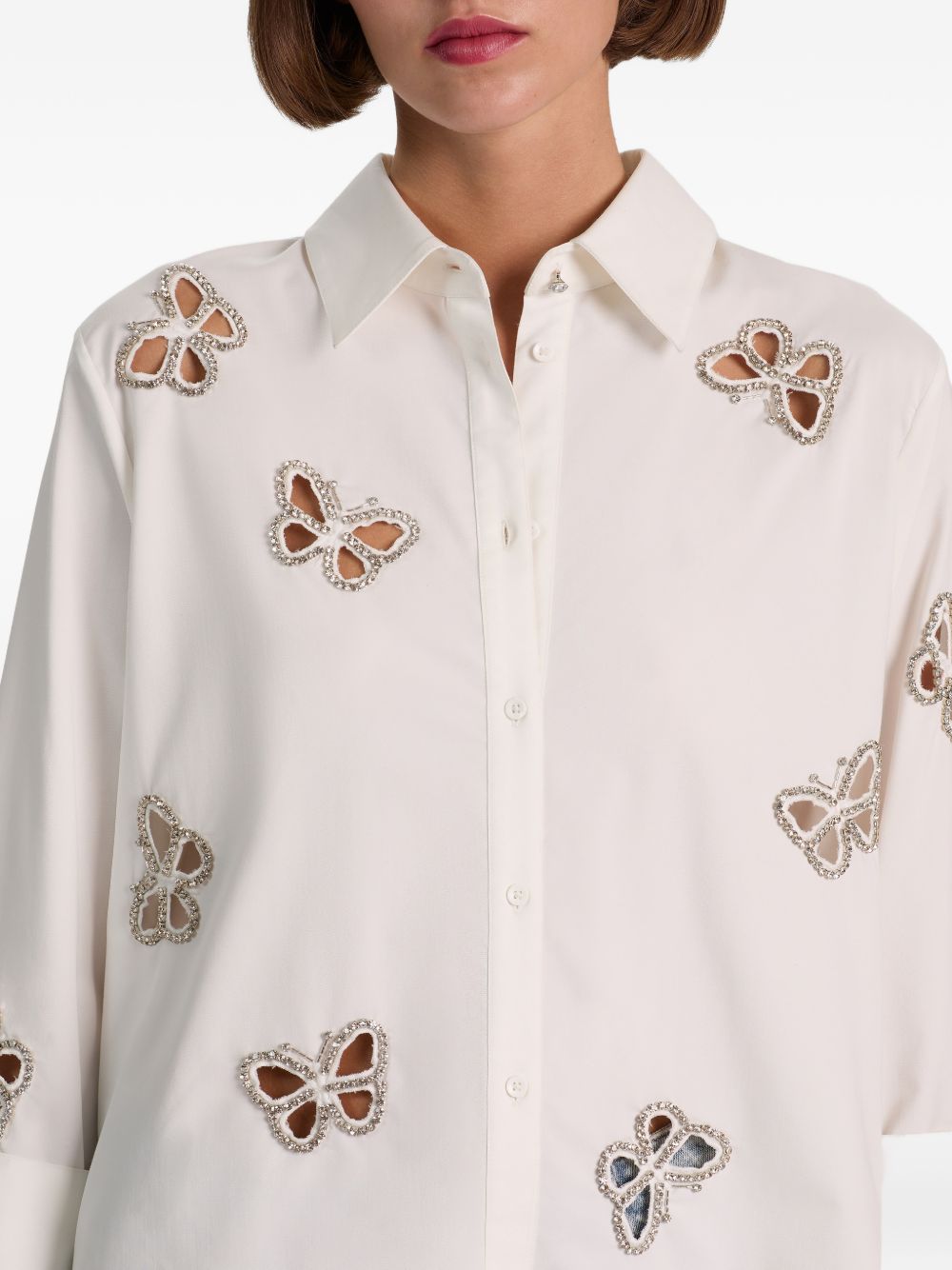 Alice + Olivia Shirts - WHITE | bec486bf5372142a91991511ce8842428ca8cc14
