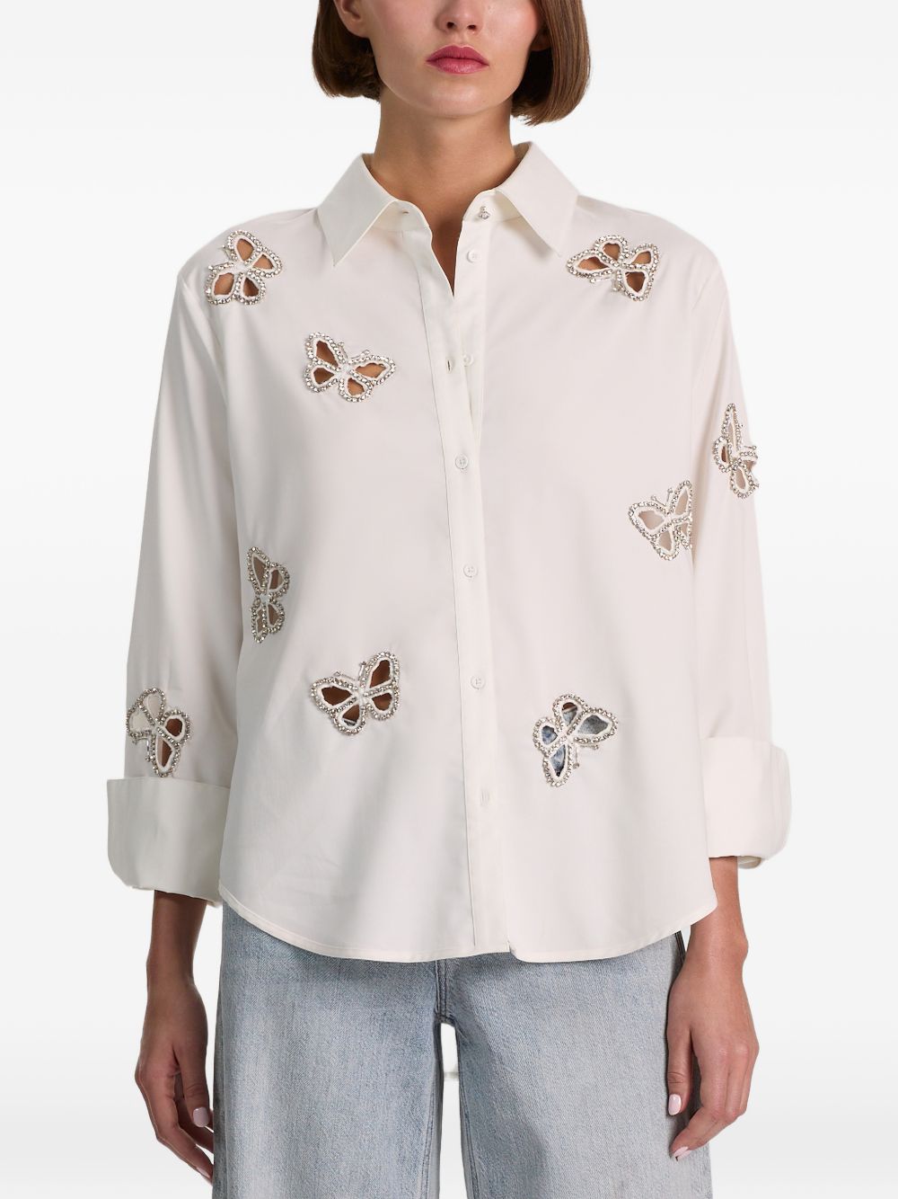 Alice + Olivia Shirts - WHITE | 54e9f361201b4ceb1aece1a93db1f30db39bd83c