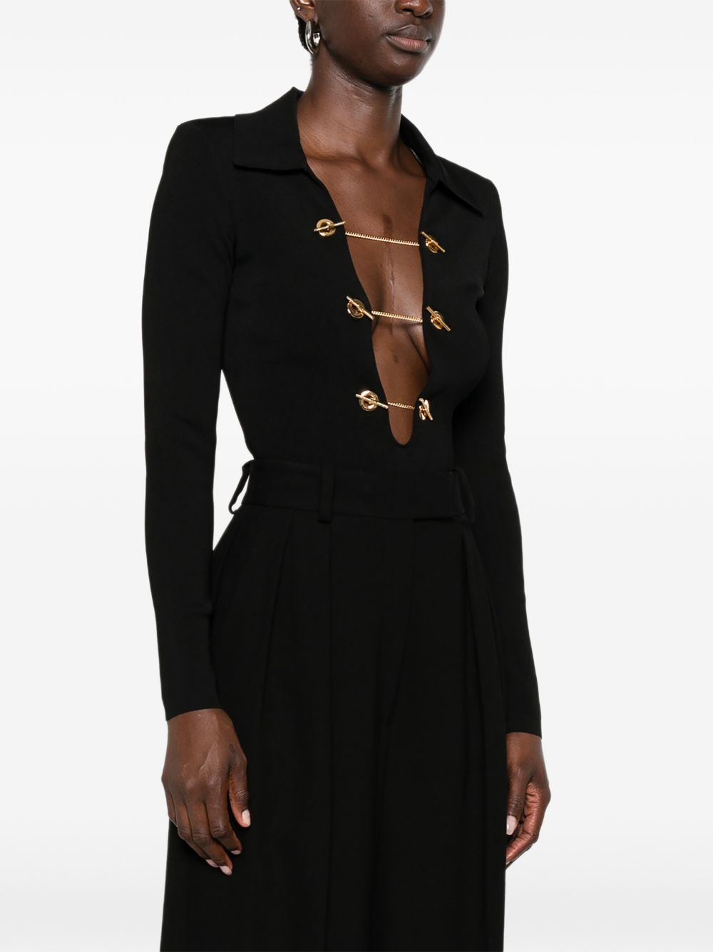 Elisabetta Franchi Top - BLACK | 4aea2b8614994977eb5935e66977ccaa83f24449