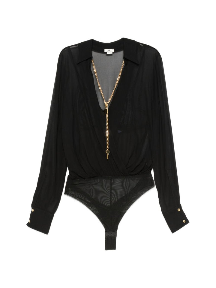 Elisabetta Franchi Shirts - BLACK | 5160a016db6aad48e570b44274ab7859f9663885