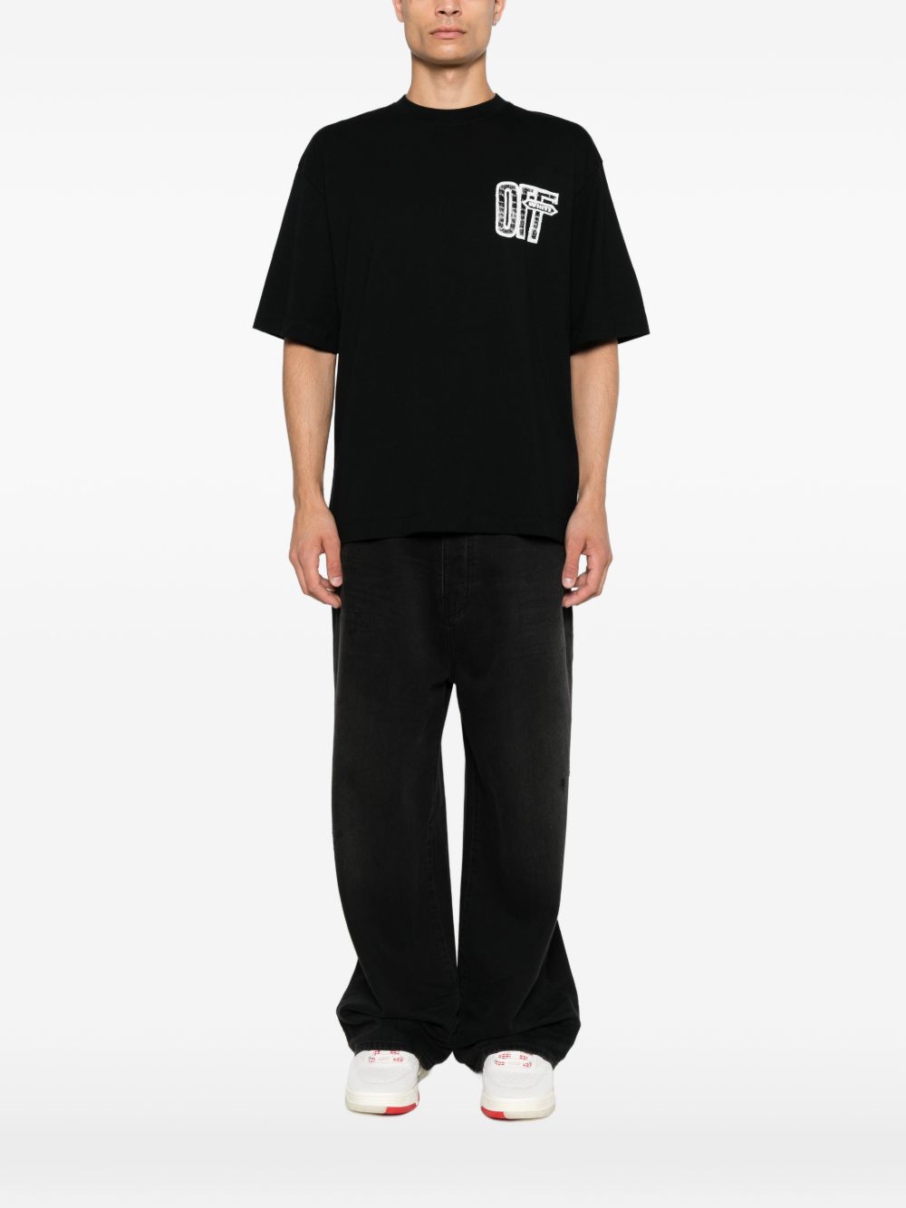 Off White T-shirts and Polos - BLACK | 936194a298ff178b7c9440b3f190e4e2afcd86d0