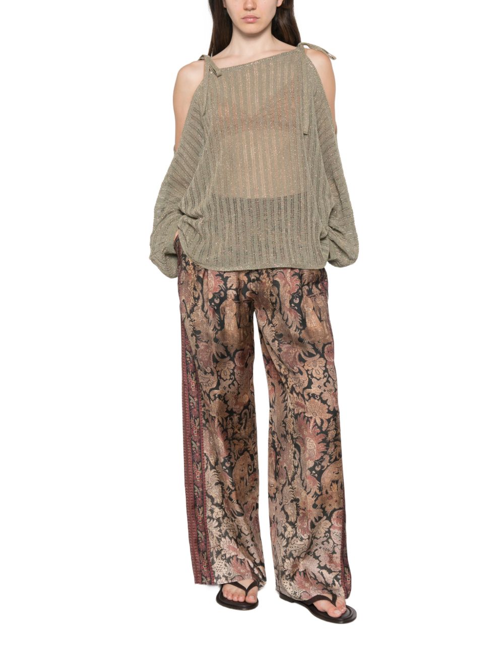 Pierre Louis Mascia Trousers - BROWN | 5162834d6beed812c4821e5307fb3c221944dbd9