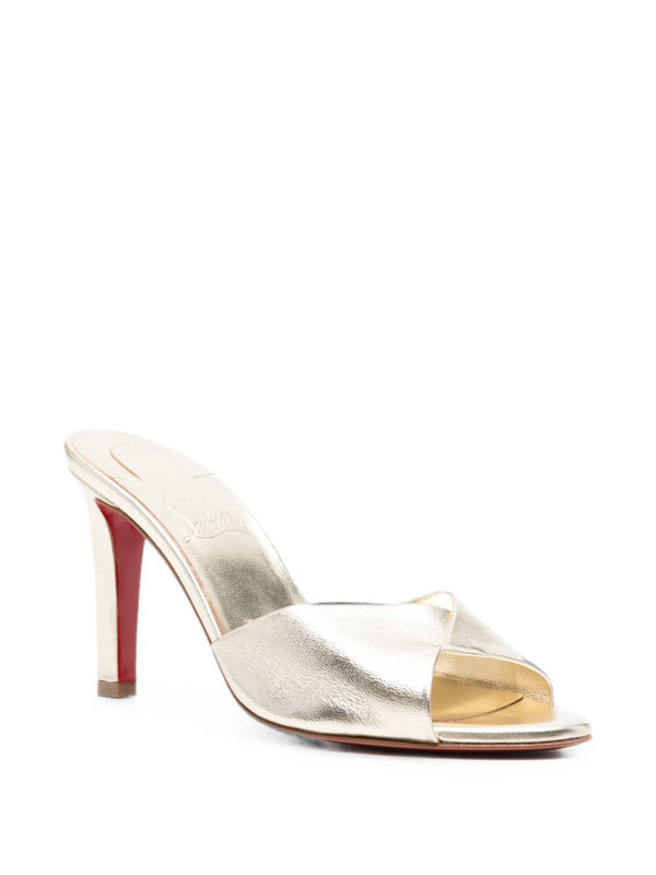Fanny Leather Mules