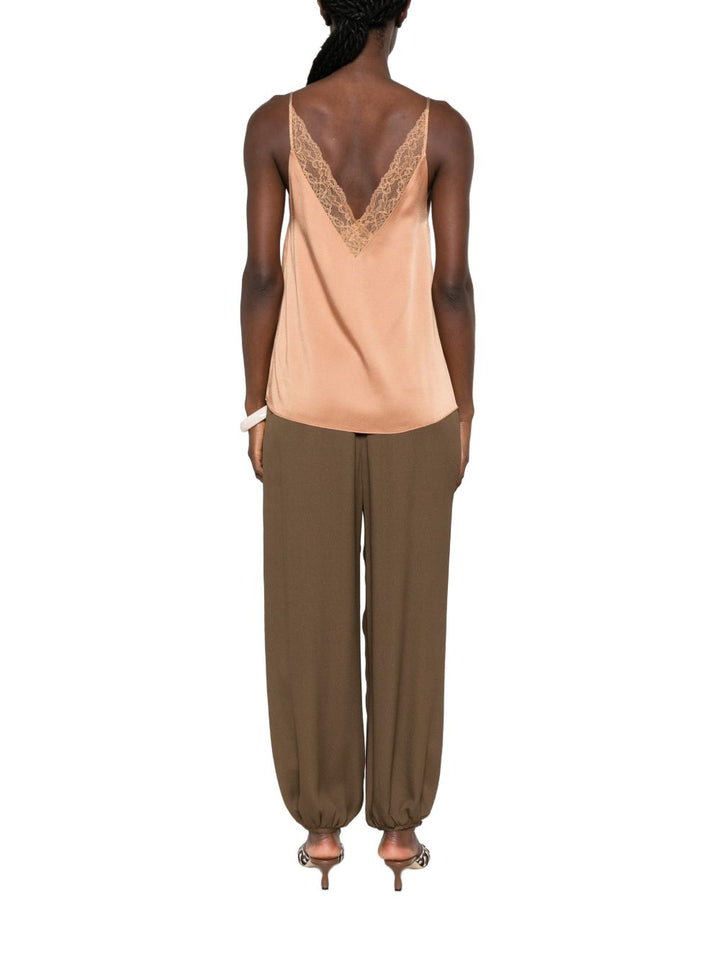 Forte Forte Top - BROWN | 6edf5bfe01f5f954836a6b2d9661652fa0fe5f41