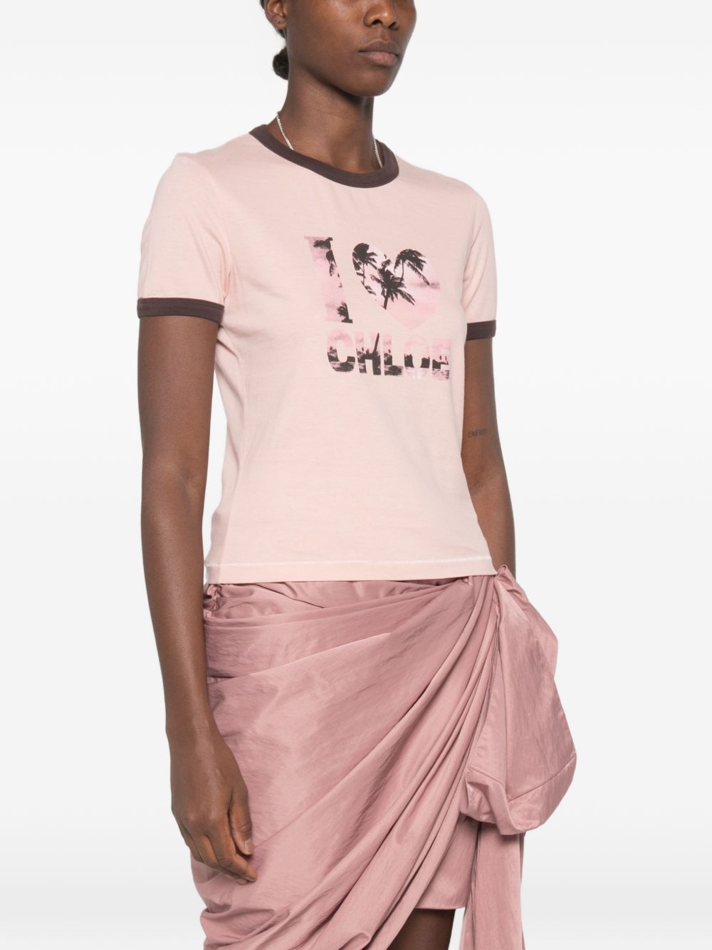 Chloè T-shirts and Polos - PINK | 9ff34010d71532ab871d5f8ef2793fbb266d019d
