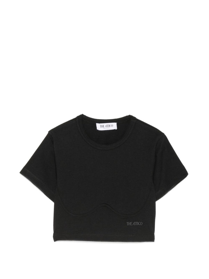 The Attico T-shirts and Polos - BLACK | 6fcb5fddb06e01f7e56aeb9f6e9f6d1e662fec44