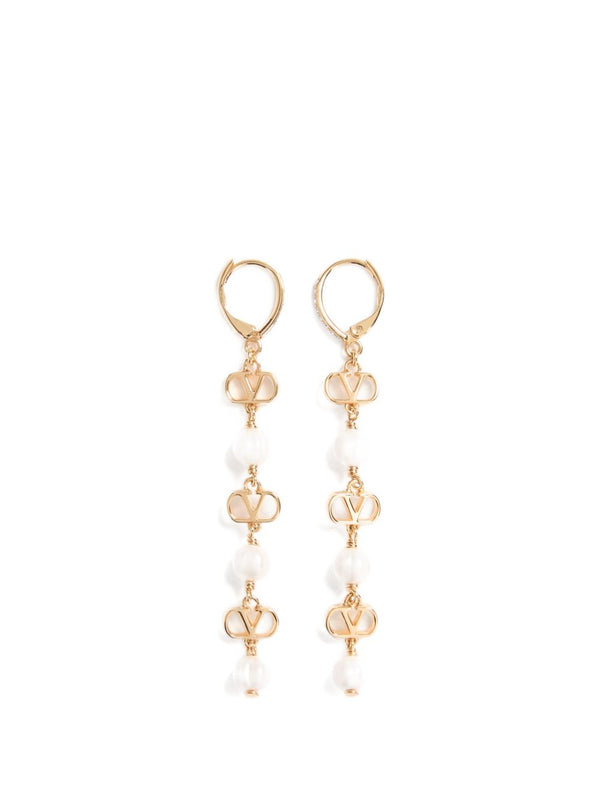 Vlogo Signature Pearl Earrings
