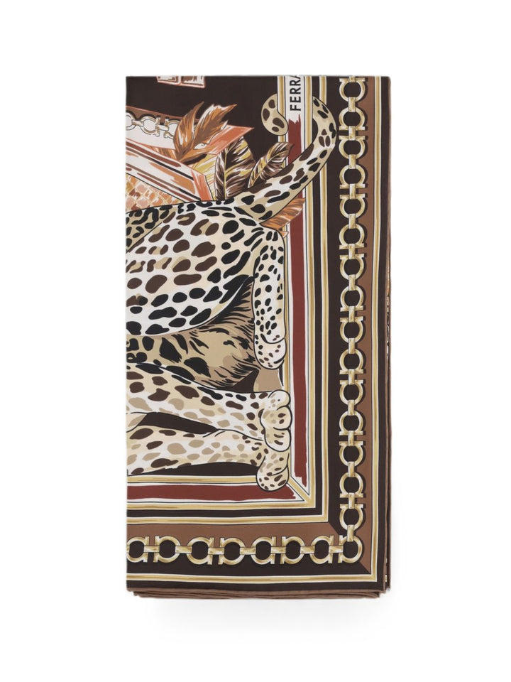 Ferragamo Scarfs - BROWN | fee1582eef41ff173bc629472f1130088b9d164b