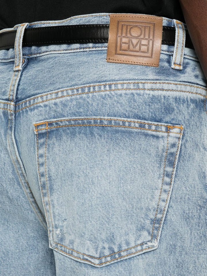 Toteme Pre Shorts - BLUE | f8b5f25519bcfe07e7e30bb831db6603d1f29e0b