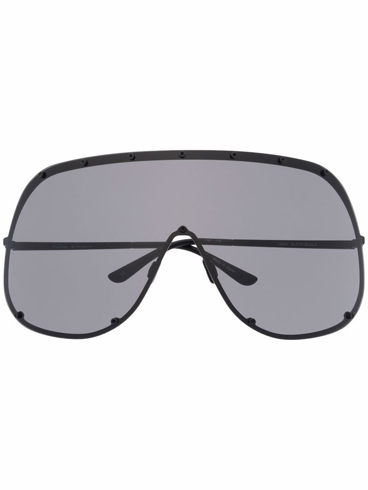 Rick Owens Sunglasses - BLACK | 786488a0e557daee725b59ed8c25353bd73f6ce3