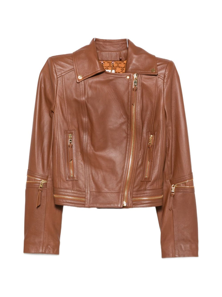 Elisabetta Franchi Jackets - BROWN | 7af8a475e097428e69dfc0d863a48ae5844b1b95