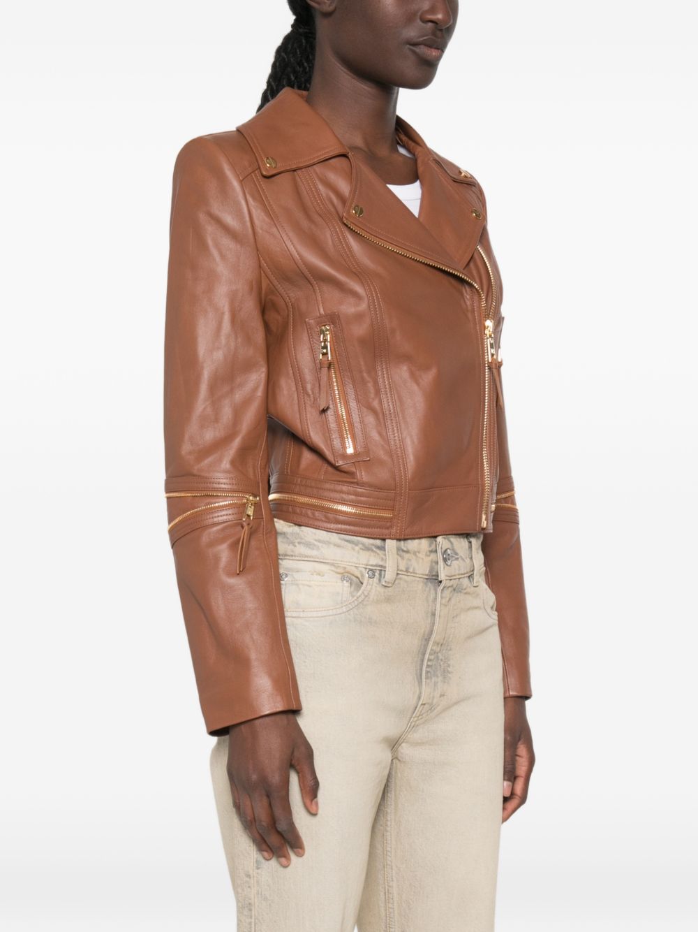 Elisabetta Franchi Jackets - BROWN | a6d2ec88289c9d19d491a9edf86638c9747c6948