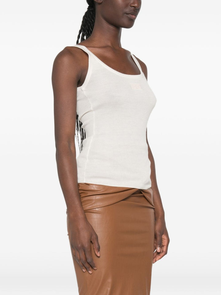 Elisabetta Franchi Top - WHITE | ba56a2dab2184af2dba864155a7b1b4e6142ab2c