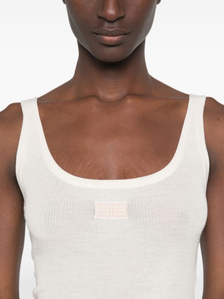 Elisabetta Franchi Top - WHITE | 6b008bef30ffaec37093692f8ec0b526940da092