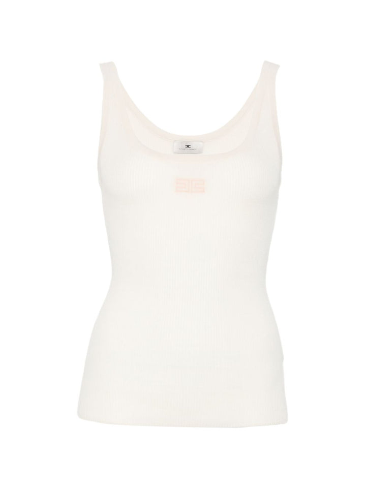 Elisabetta Franchi Top - WHITE | 752afb4fc1e529295798574ceda622b86540aecb