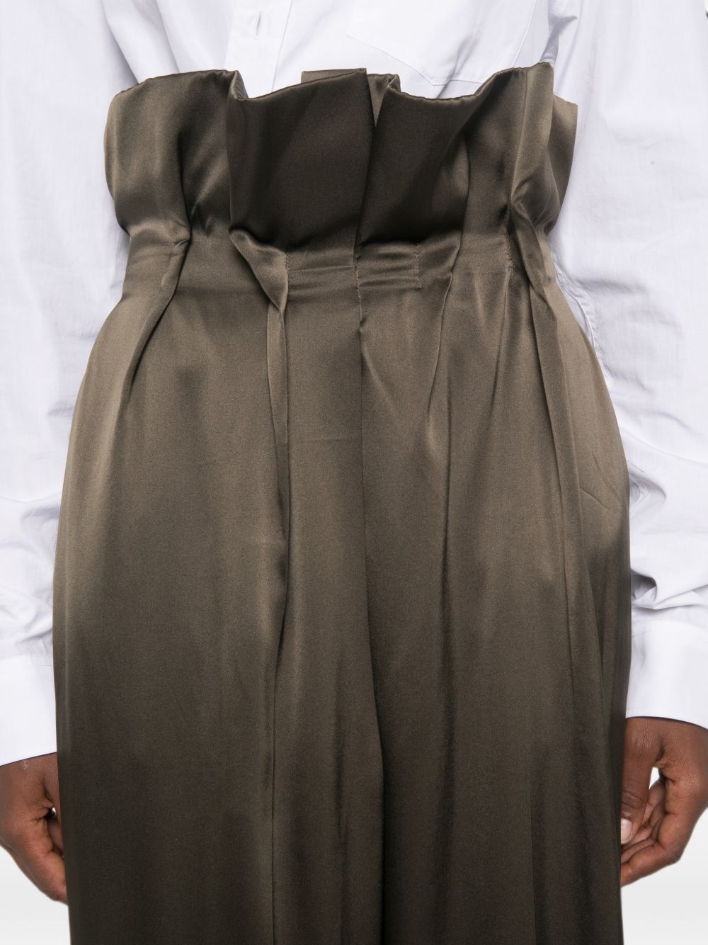 Khaite Trousers - GREEN | 17616feda6381f85f09cbb28b2b2197c31ed80b8