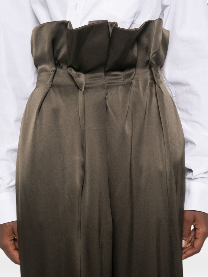 Khaite Trousers - GREEN | 17616feda6381f85f09cbb28b2b2197c31ed80b8
