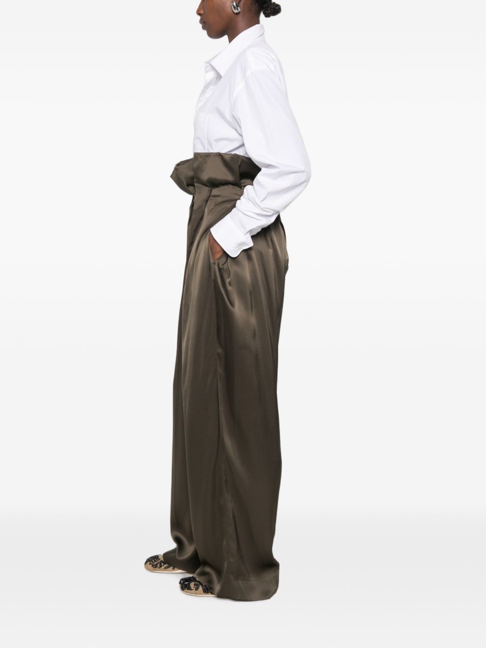 Khaite Trousers - GREEN | 4b3e3f46d730f4568b6d8f05898d4a420c26eb91