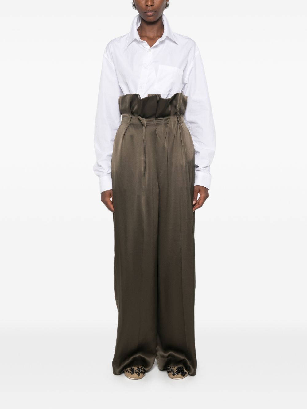 Khaite Trousers - GREEN | a9f2b79a4b028c41a5233760eef70f342973289d