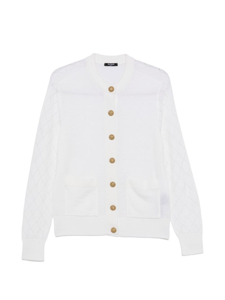Balmain Sweaters - WHITE | b48768caec263dec66e11ad86c138bd8b05f9586
