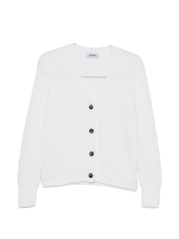 Cardigan a V in Lana