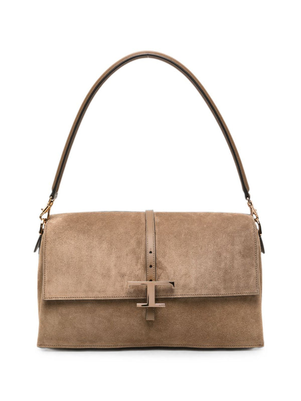 T Timeless Leather Shoulder Bag