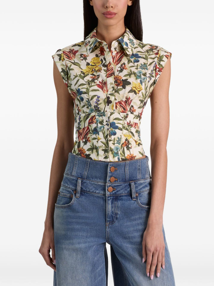 Alice + Olivia Shirts - WHITE | 1c276c1c1ffaed3f244b7fd368a4bdbc97e3bbb4
